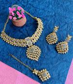 Premium heavy designer function wear necklace set