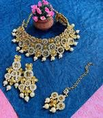 Premium heavy designer function wear necklace set