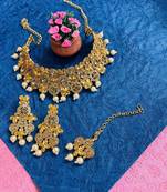 Premium heavy designer function wear necklace set