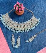 Premium heavy designer function wear necklace set