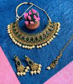 Premium heavy designer function wear necklace set