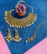 Premium heavy designer function wear necklace set