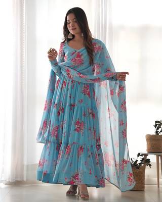 Elementary Function Wear Readymade Anarkali Suit Collection 1