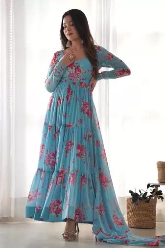 Elementary Function Wear Readymade Anarkali Suit Collection