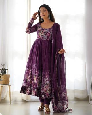 Traditional Wear Designer Readymade Anarkali Suit Collection 1