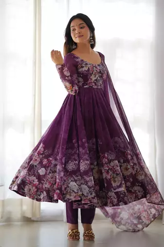 Traditional Wear Designer Readymade Anarkali Suit Collection