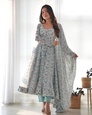 Traditional Wear Designer Readymade Anarkali Suit Collection 1