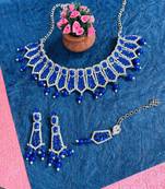 Premium heavy designer function wear necklace set
