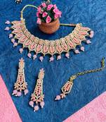 Premium heavy designer function wear necklace set