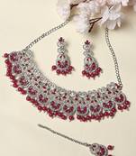 Premium heavy designer function wear necklace set
