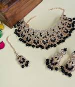 Premium heavy designer function wear necklace set