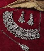 Premium heavy designer function wear necklace set