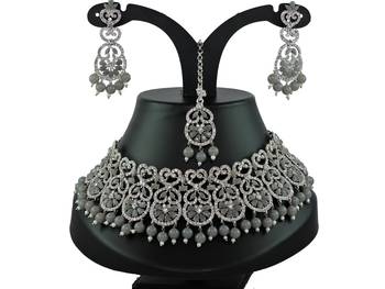Premium heavy designer function wear necklace set 2