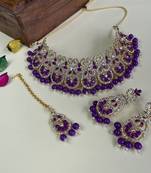 Premium heavy designer function wear necklace set