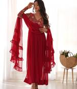 Heavy Designer Festive Wear Anarkali Salwar Suit Collection