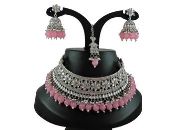 Premium heavy designer function wear necklace set 2