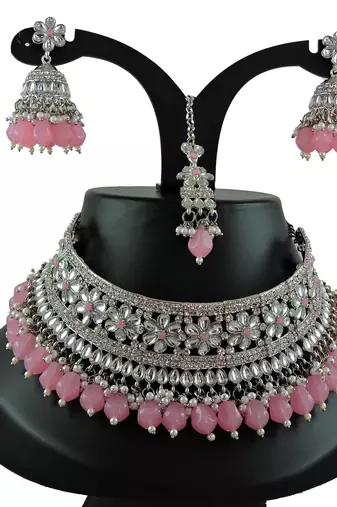 Premium heavy designer function wear necklace set