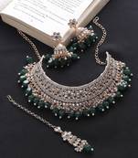 Premium heavy designer function wear necklace set