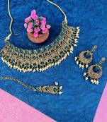 Premium heavy designer function wear necklace set