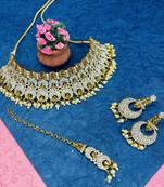 Premium heavy designer function wear necklace set