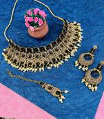 Premium heavy designer function wear necklace set