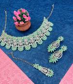 Premium heavy designer function wear necklace set