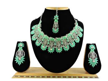 Premium heavy designer function wear necklace set 2