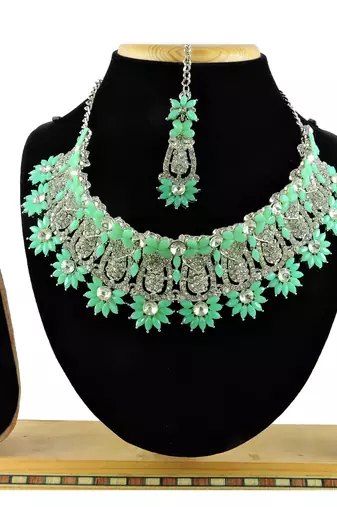 Premium heavy designer function wear necklace set