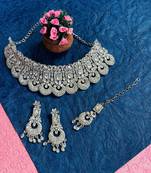 Premium heavy designer function wear necklace set
