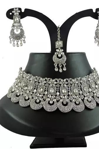 Premium heavy designer function wear necklace set