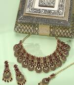Premium heavy designer function wear necklace set