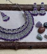 Premium heavy designer function wear necklace set