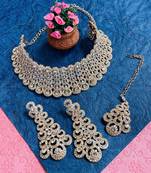 Premium heavy designer function wear necklace set