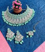Premium heavy designer function wear necklace set