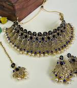 Premium heavy designer function wear necklace set