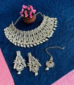 Premium heavy designer function wear necklace set