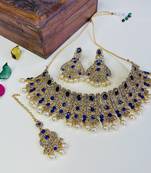 Premium heavy designer function wear necklace set