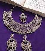 Premium heavy designer function wear necklace set
