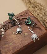 Leaf Shaped Long Earrings