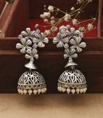 Silver Small Jhumkas