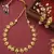 Traditional Gold Plated Necklace and Earrings Set