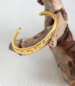 Starry 18k plated stainless steel cuff bracelet