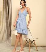 Stylish Above-Knee Women's Western Dress Ideal for Casual Everyday Wear