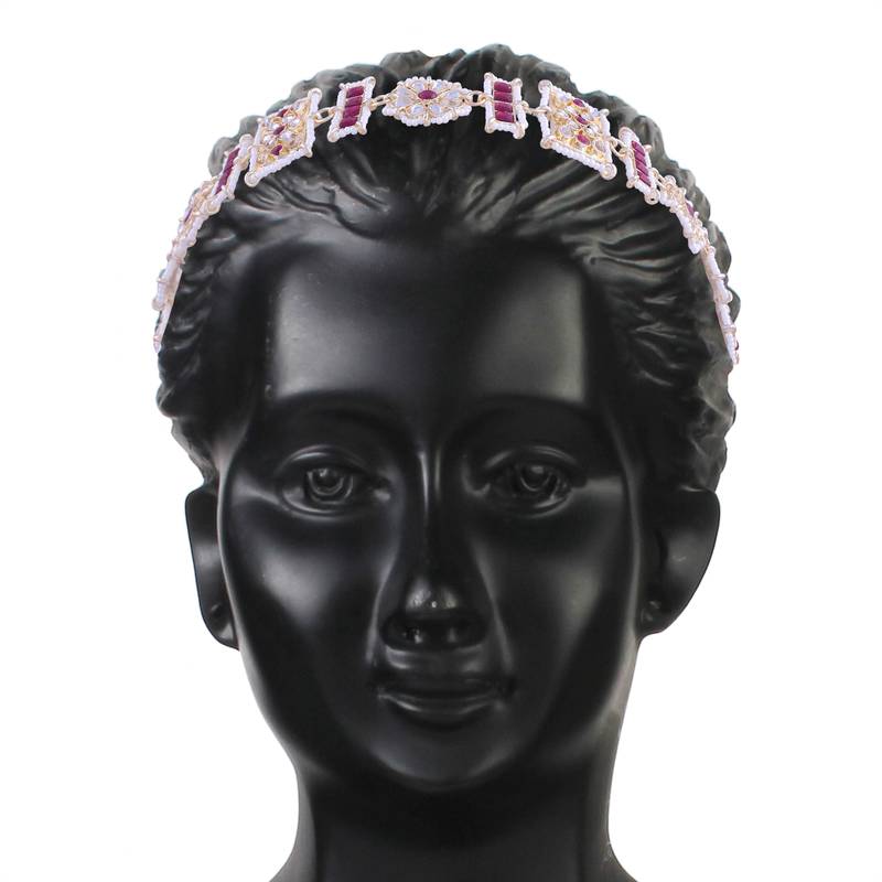 Traditional Floral Kundan Pearl Studded Rajasthani Sheeshphool Matha Patti/Sheeshpatti for Women 