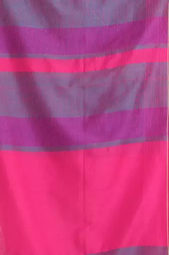 Multicolor cotton saree with stripes design