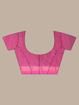 Green cotton saree with zari border 5