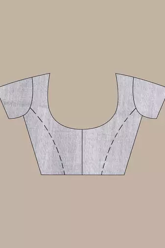 Grey patli pallu cotton saree with stripes design