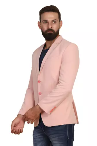 Tahvo men suede peach blazer