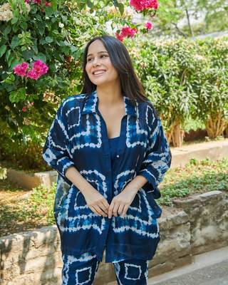 Musline floral printed co-ord set 3