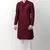 Maroon cotton fabric smart sequins work festive wear indian traditional look men's kurta